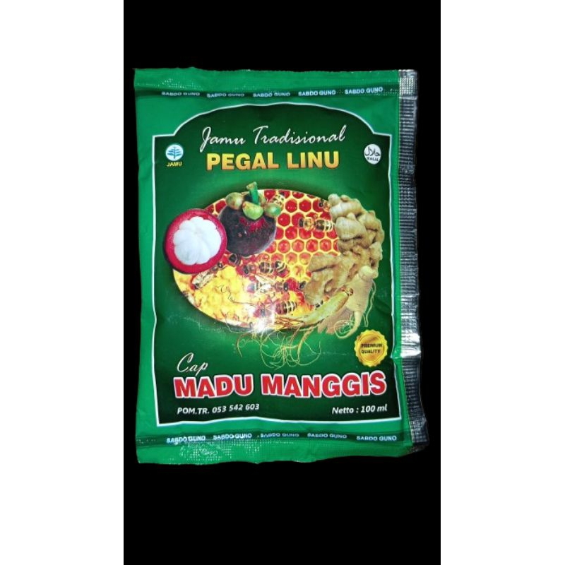 

Jamu tradisional Pegal Linu Madu Manggis 1sachet (ECER)