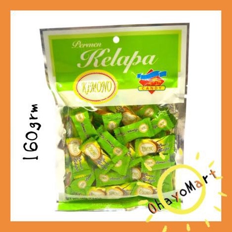 

PRODUK QFTOE Permen Kimono coconut kimono Permen kelapa 16g 7MJ
