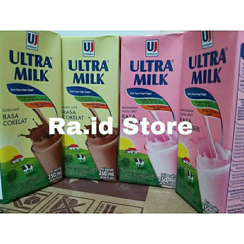 

UHT 250 ml Susu Ultra Milk UHT (24 x 250 ml)