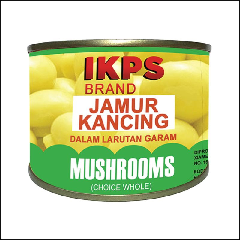 

Jamur Kancing Kaleng / Moku Jamur / Champignons 192gr IKPS (Exp 2026)