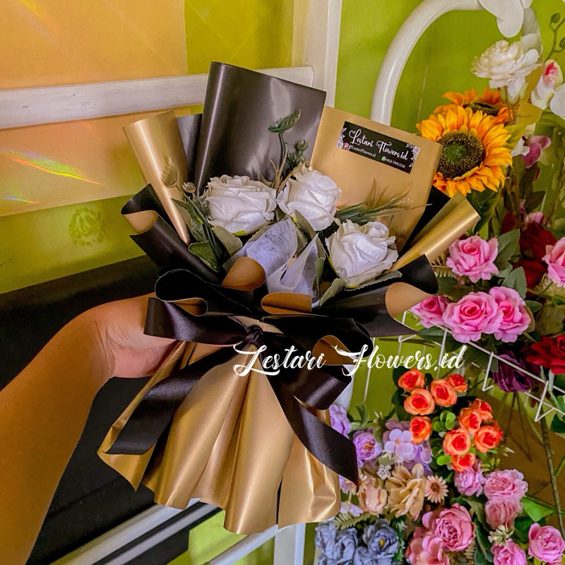 (READY) Buket Bunga Mini/ Buket bunga artificial/ Buket bunga palsu