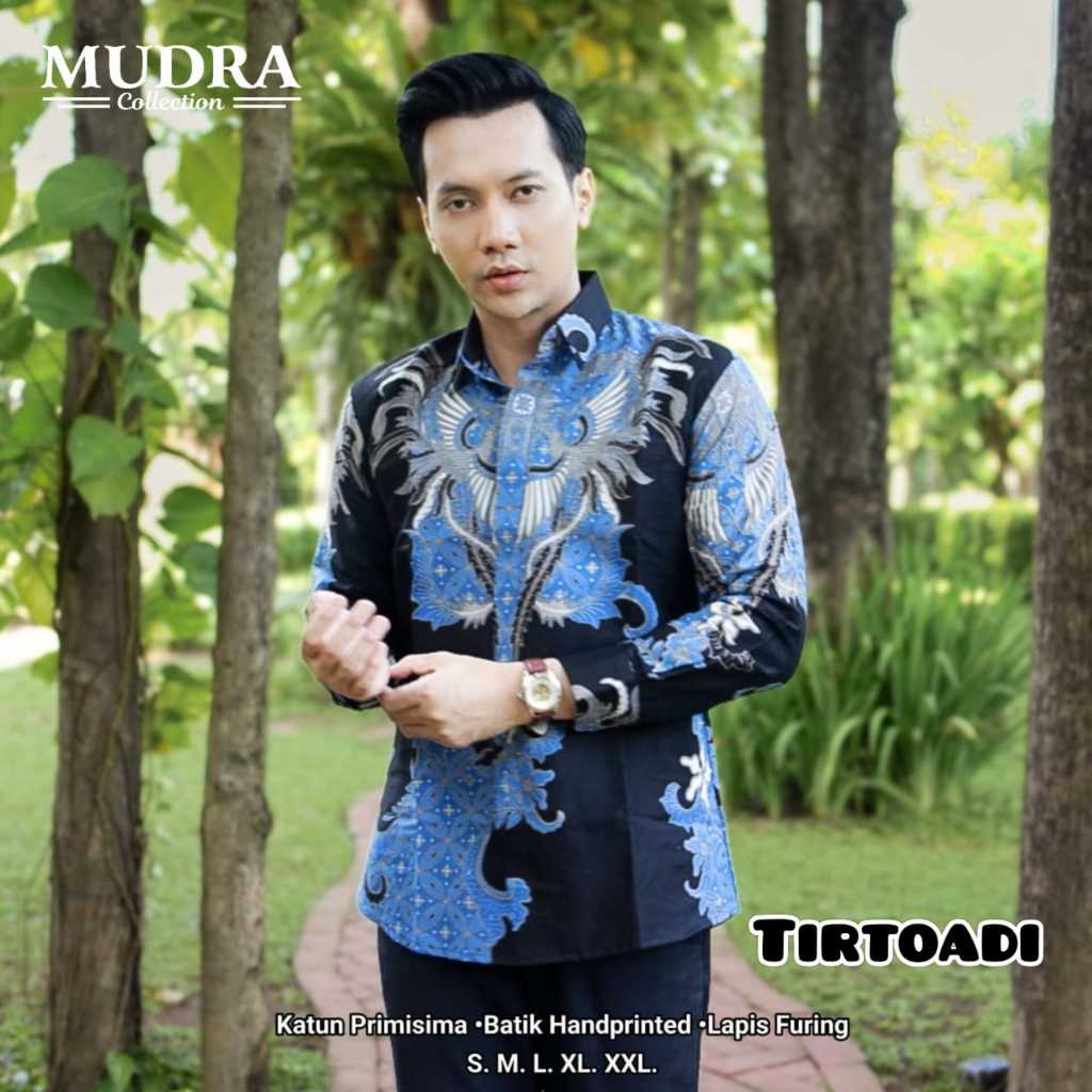 Batik Mudra Collection / Batik Pria Lengan Panjang / Batik Terbaru / Tirtoadi / Mudra Hijab
