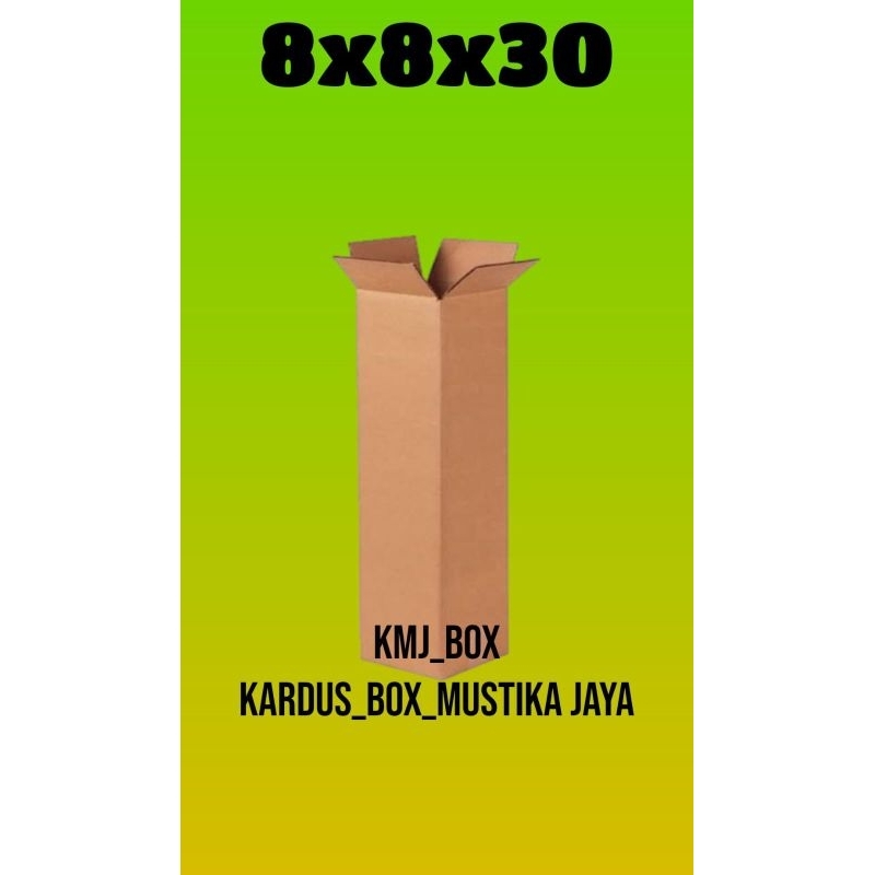 

Kardus box packing 8x8x30