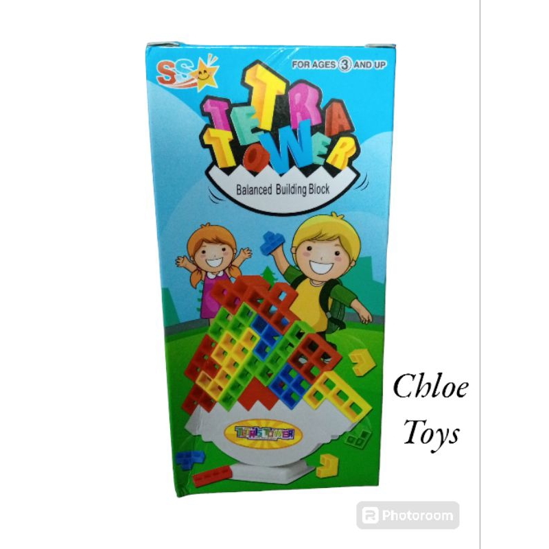 MAINAN EDUKASI TETRA TOWER/TETRIS BUILDING BLOCK SS1561