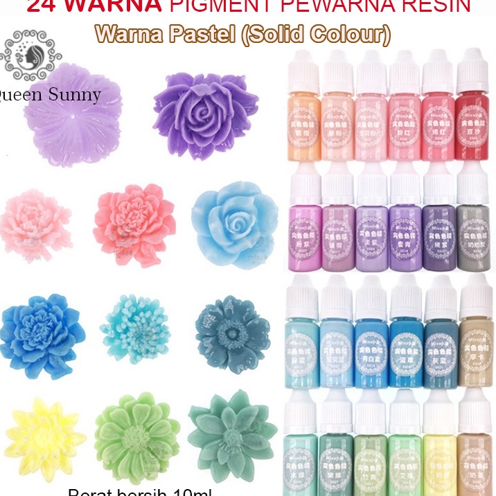 

PRODUK VPCUO PEWARNA RESIN WARNA PASTEL SOLID 1ml Cat Resin Pigment Resin Colouring LQC