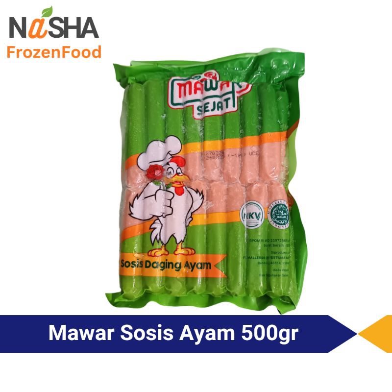 

Tiga Mawar Sosis Ayam 500gr