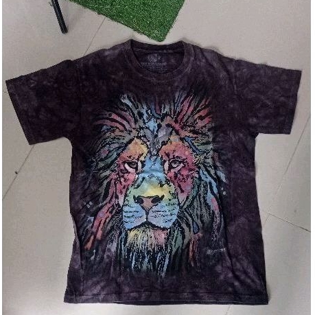 kaos the mountain lion tie dye