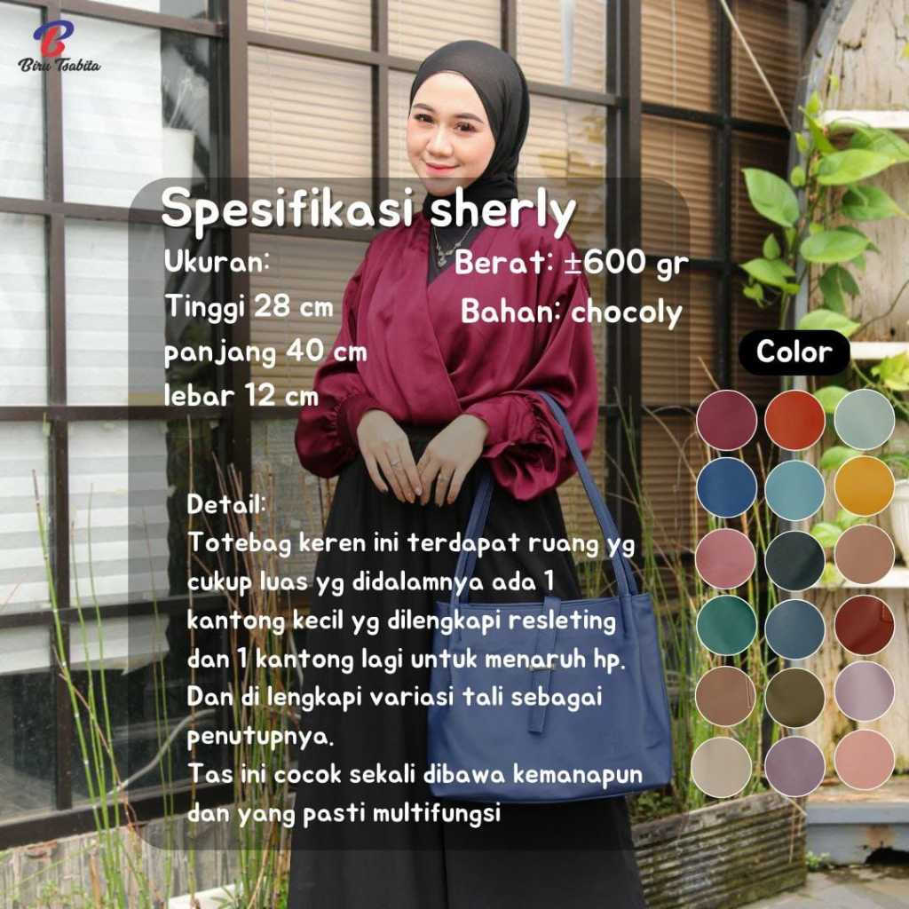 #Tas #Tas Selempang #Tas Wanita #Sherly #Biru Tsabita
