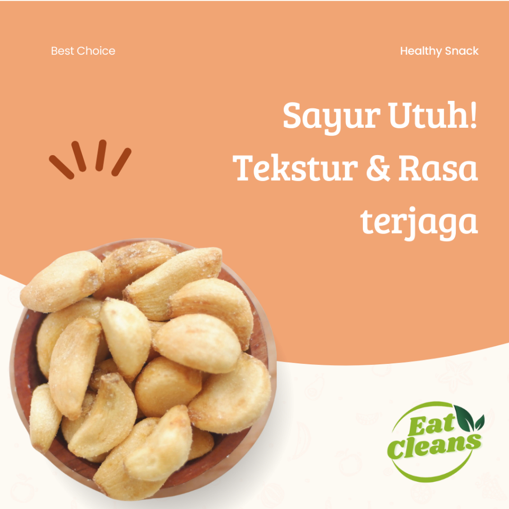 

Premium Garlic Chips Freeze Dried - Keripik Bawang Putih - Crispy Garlic Chips - Cemilan Sehat -
