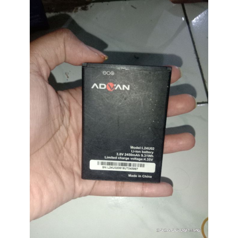baterai advan model l24u02