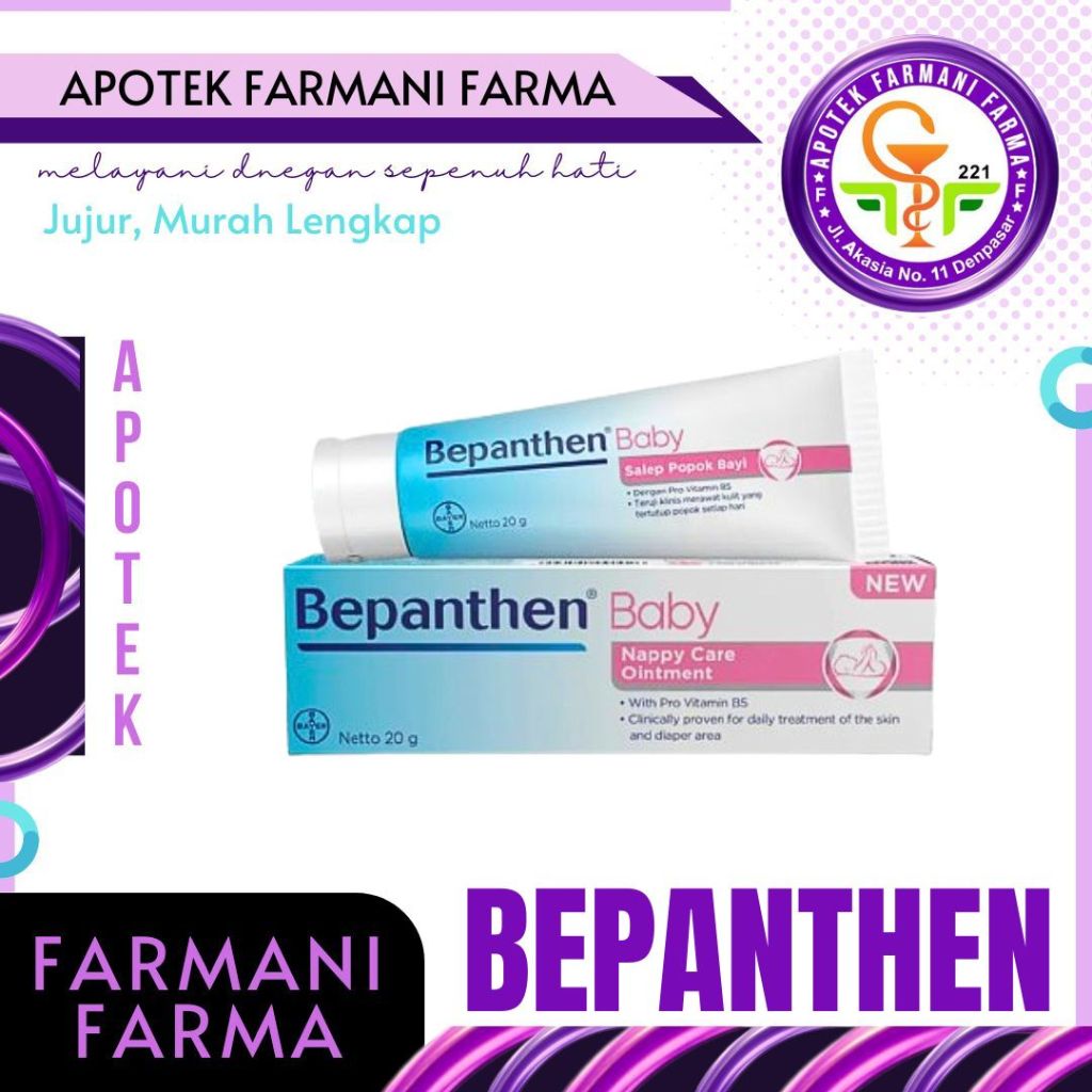 Bepanthen Oint / Bepanthen Salep / Salep Bepanten / Salep Ruam Popok / Salep Bayi / Ruam Popok / Iri