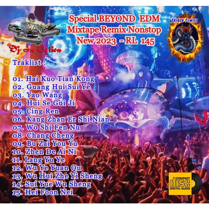 Cd Audio  -  Dj In Action Mandarin Special Beyond  EDM Mixtape Remix Nonstop  - RL  145