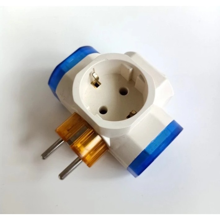 Vyba T Arde Cabang 3 Lubang Steker T Multi Stopkontak Saklar On Off