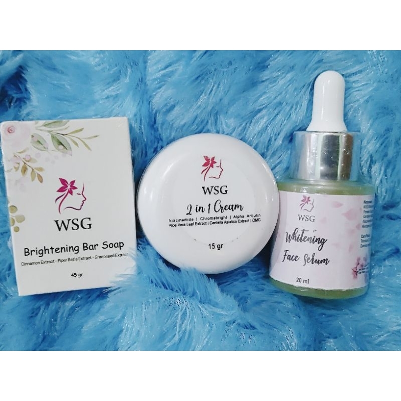 PAKET WSG2in1 Skincare BPOM/pemutih/susahputih
