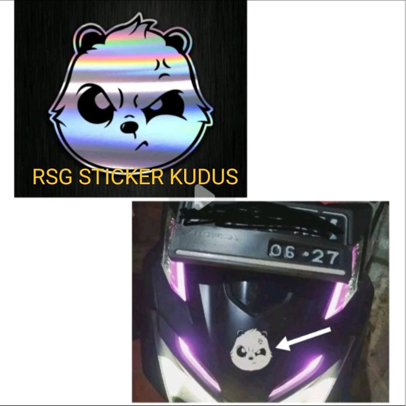 

sticker panda keren
