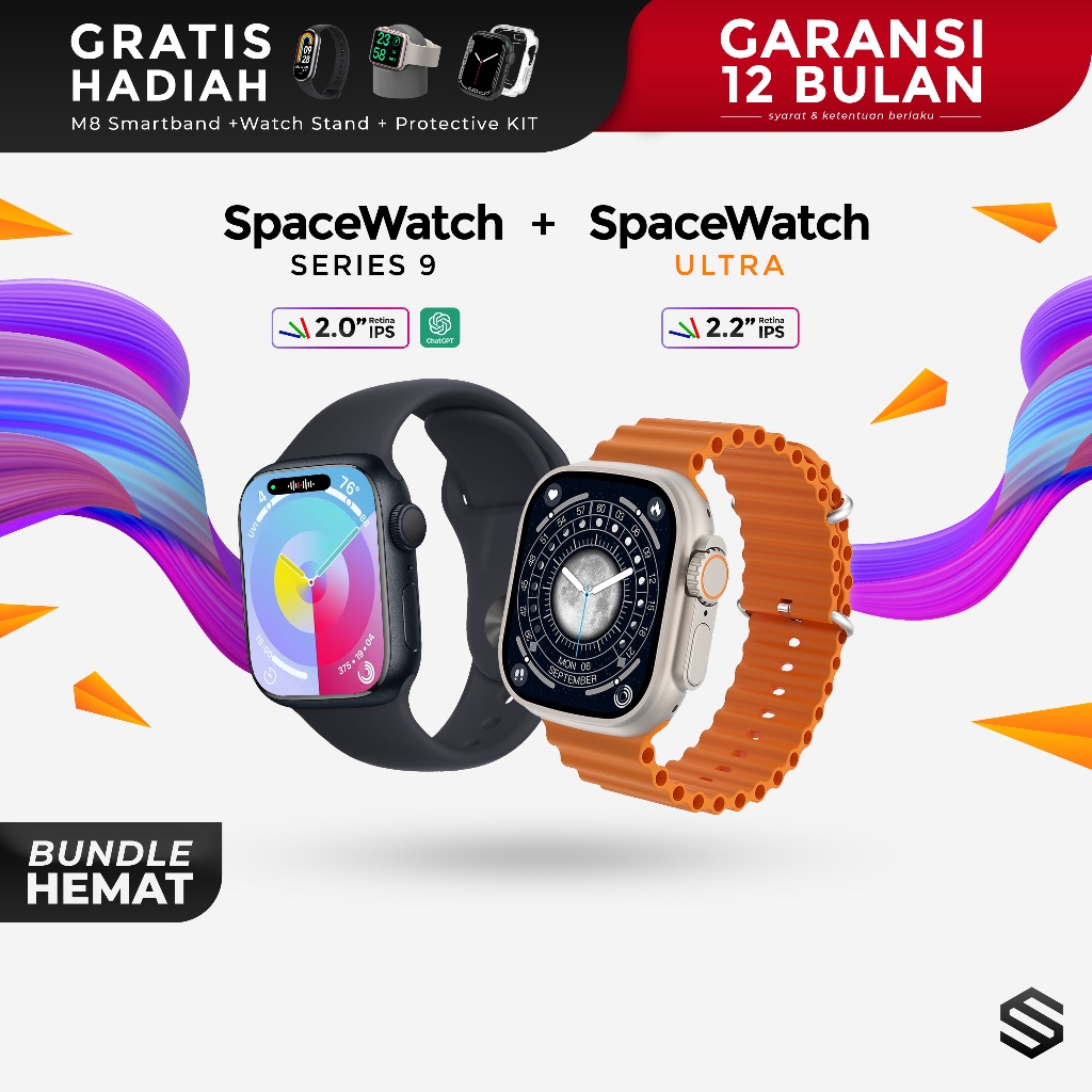 [BUNDLE HEMAT] SpaceWatch Series 9 45mm + SpaceWatch ULTRA 49mm