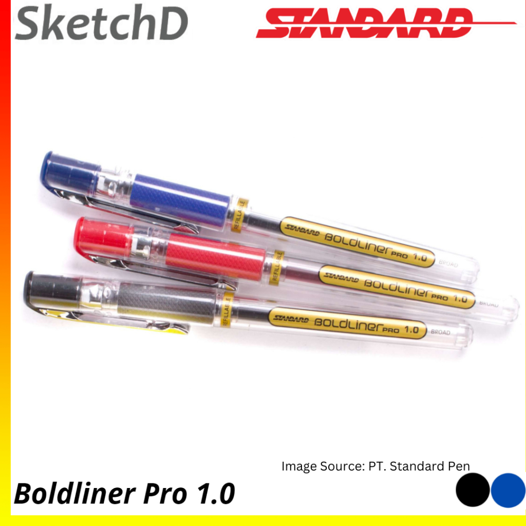 

Pena Tanda Tangan Boldliner Pro 1.0 Standard Bold liner Signature Pen
