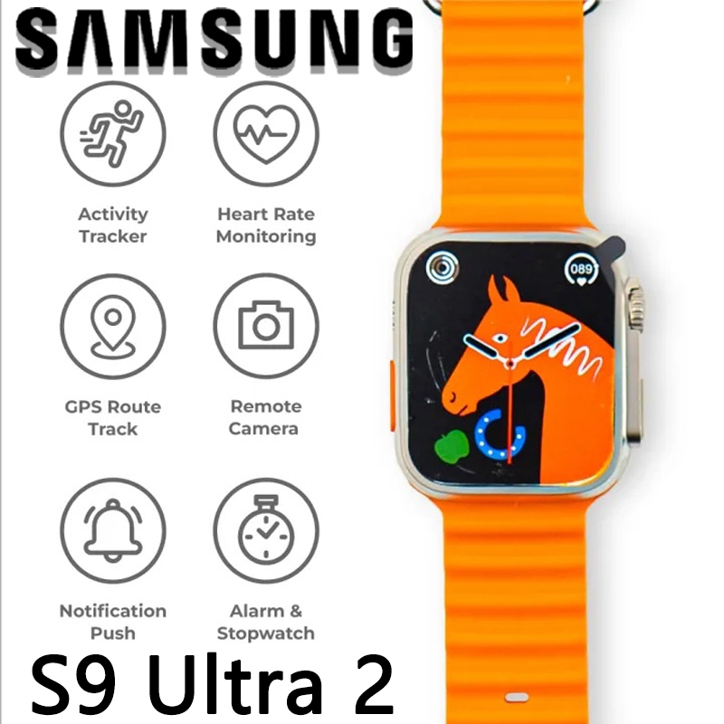 [COD 100%Ori] SAMSUNG SmartWatch s9 Ultra 2 Smartwatch wanita smartwatch pria Digital 2.1" Smartwatc