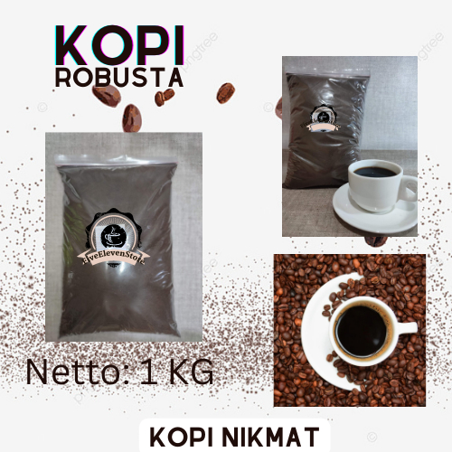 

KOPI NIKMAT - 1 KG - KOPI BUBUK ROBUSTA