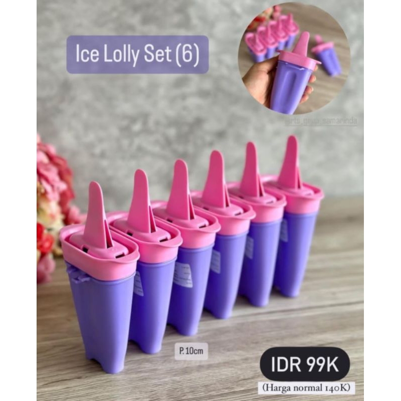 ice lolly set tupperware