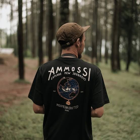 Ammossi T-Shirt Globe - Black