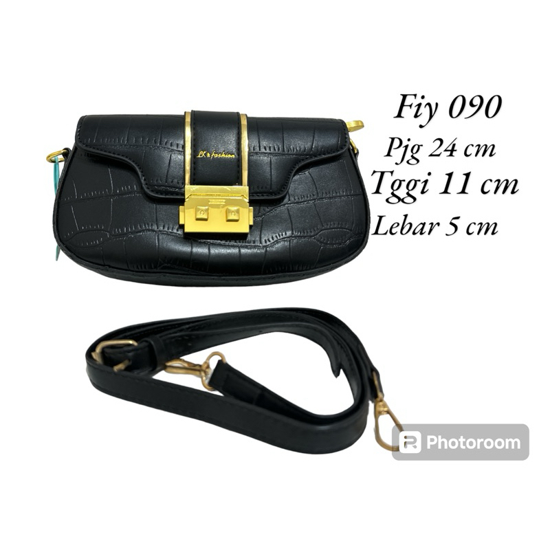 Tas Import Wanita Hitam/Slempang