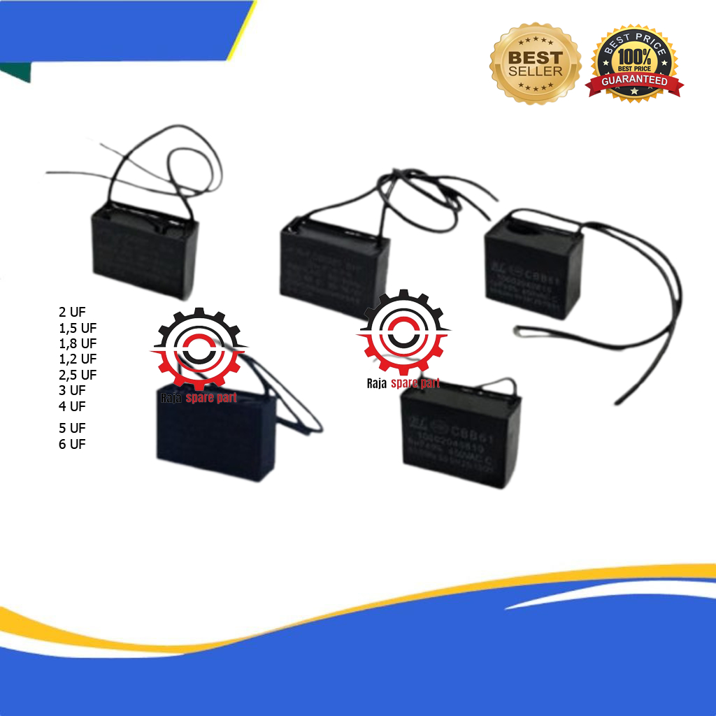 KAPASITOR KIPAS ANGIN KOTAK 450V / KAPASITOR KIPAS