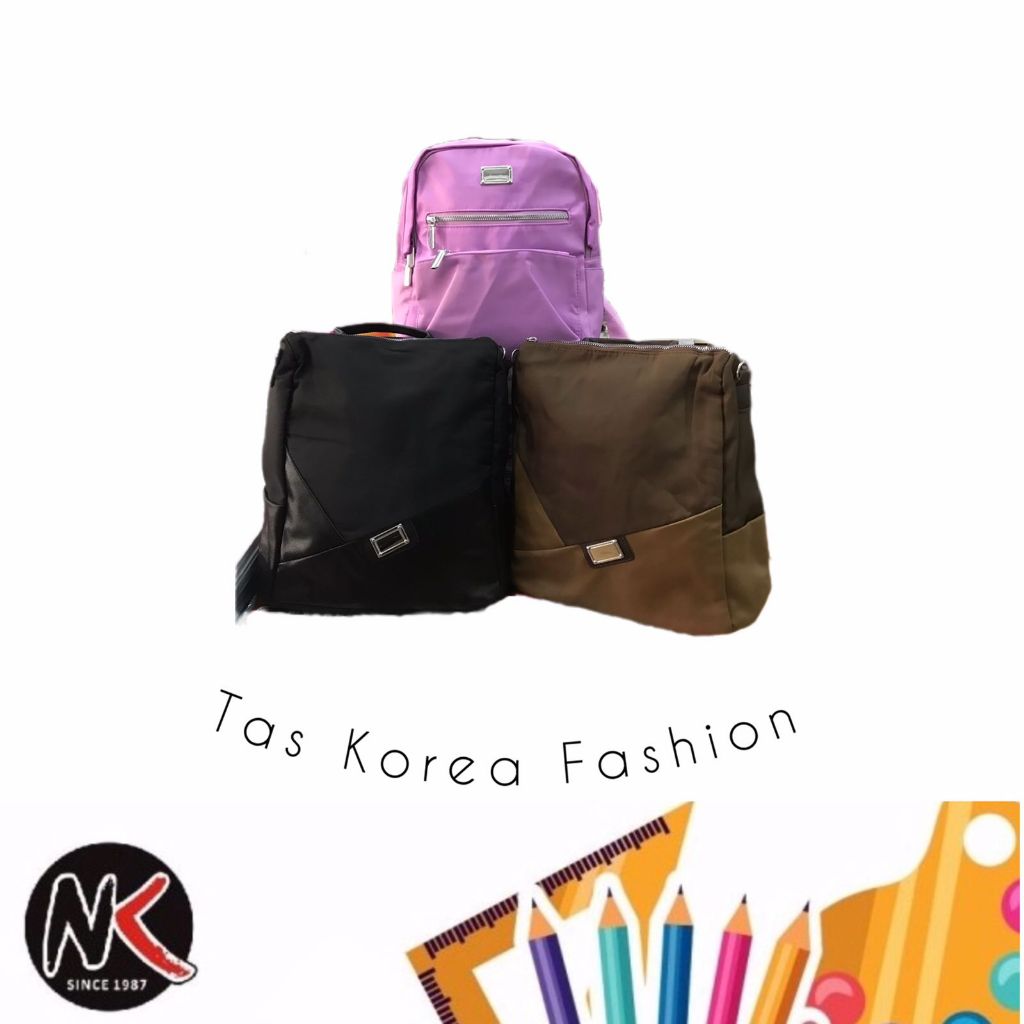 Tas Korea Fashion/Tas Korea/Tas Ransel Wanita