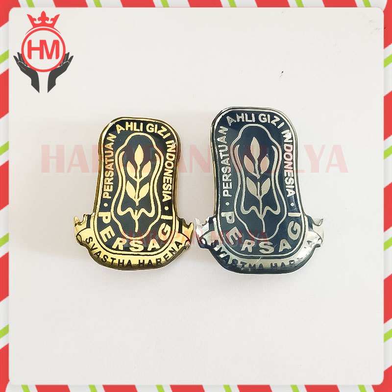 Bros Kecil Logo Persagi Lencana Pin Persatuan Ahli Gizi Indonesia Ukuran Besar - Harapan Mulya
