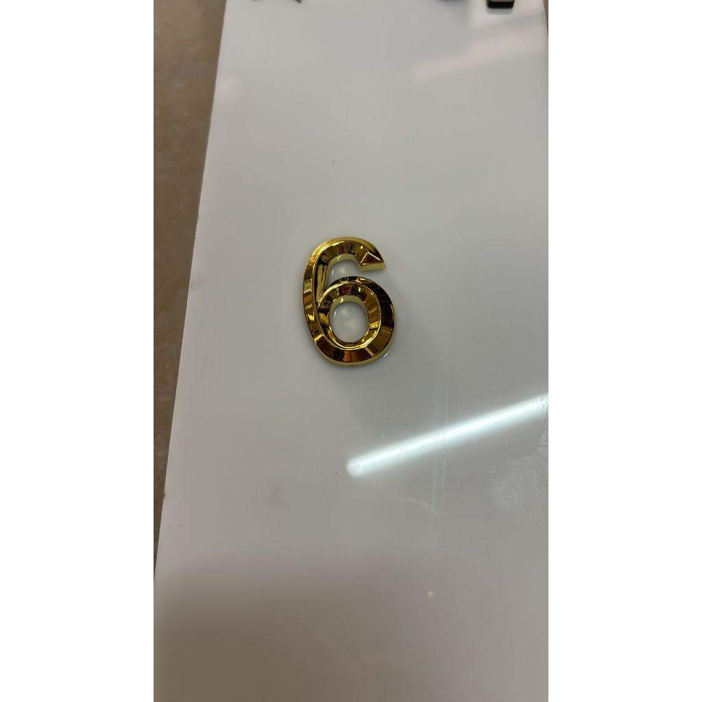 Angka Diamond Motor 3cm Satuan Semua Varian