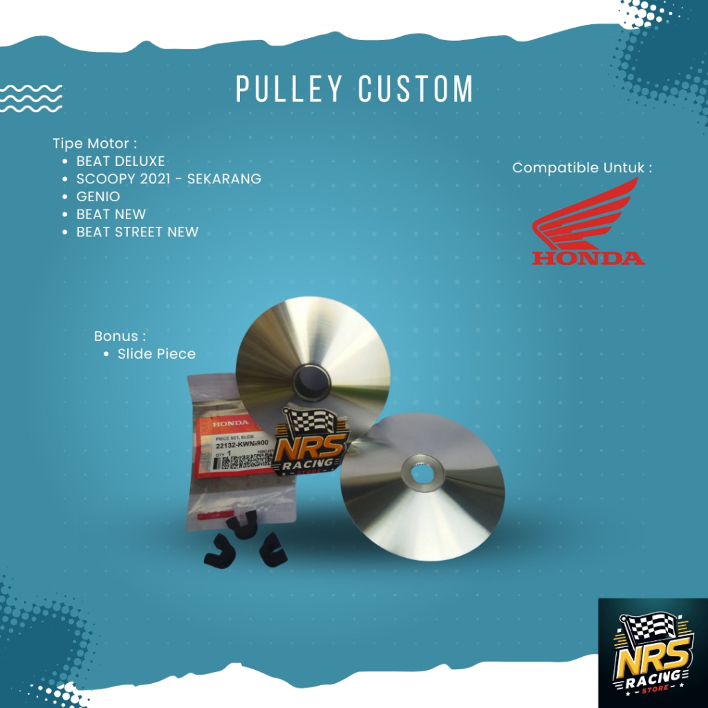 rumah roller pulley custom genio beat deluxe scoopy 2021 beat street new beat new 2021