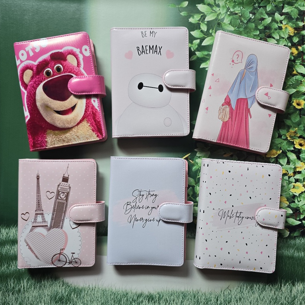 

KODE X55G BINDER PRINTING 12 MOTIP PREMIUM UKURAN A6 6 RING