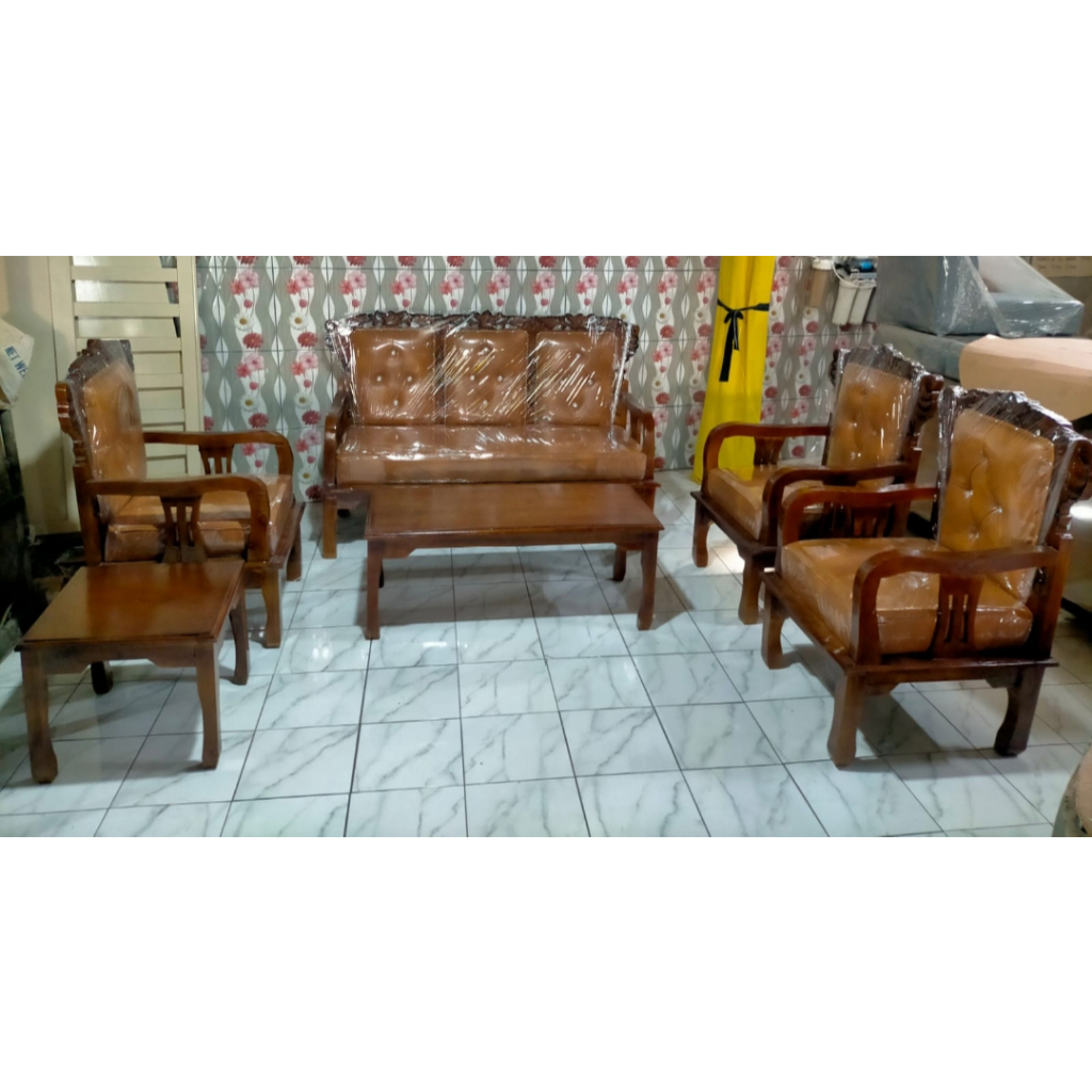 Kursi Tamu Jepara Type Nippon Anggur - Set Sofa Jepara