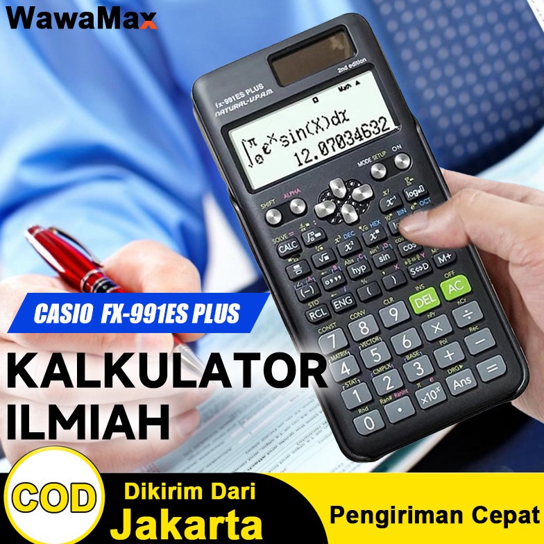 

KODE U29U Casio FX82MS Kalkulator Calculator Casio FX991ES PLUS Portable Scientific Calculators Accounting LED Electric Counter Students School Office