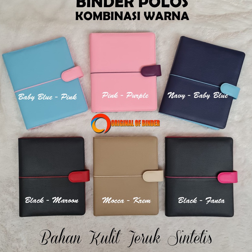 

KODE P59N BINDER POLOS KOMBINASI WARNA A5 B5