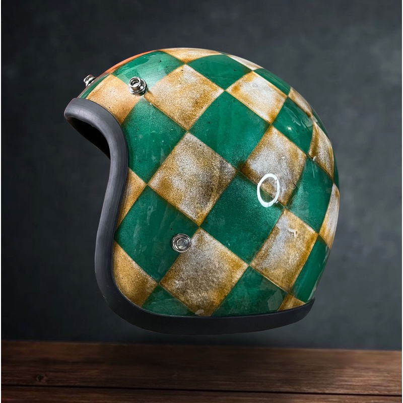 Slimhead 500TX Candy Green patina checkerboard