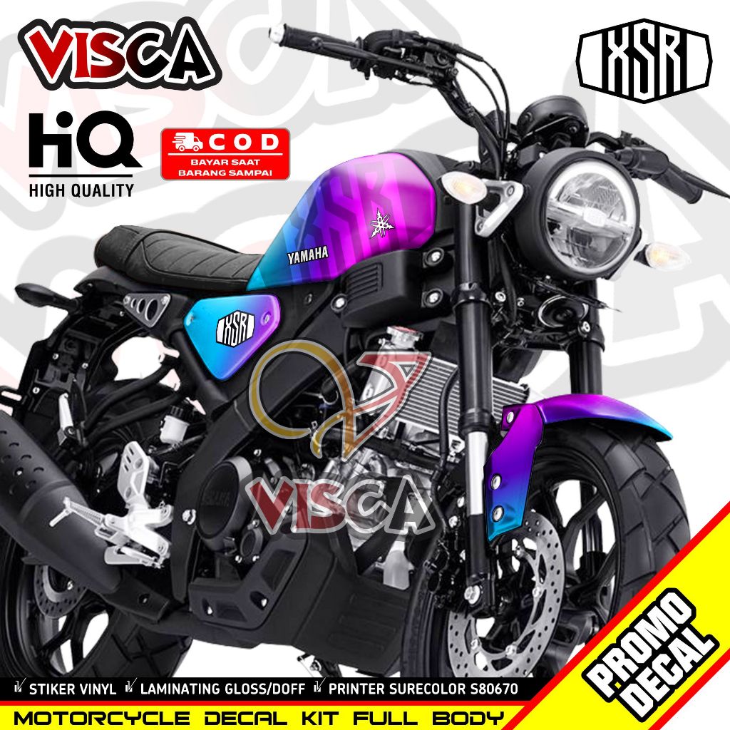 Stiker Xsr Decal Xsr 155 full body Striping Xsr 155 BUNGLON