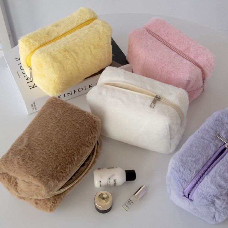 

KODE O62F Lucy Pouch Tempat Pensil Alat Tulis Bulu Pouch Make Up Mini Aesthetic Import PC2