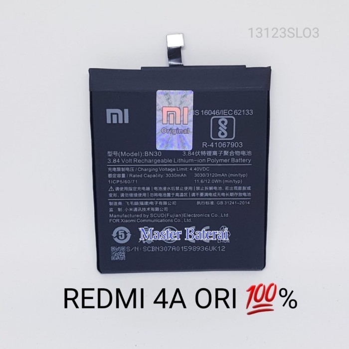 BATERAI XIAOMI REDMI 4A