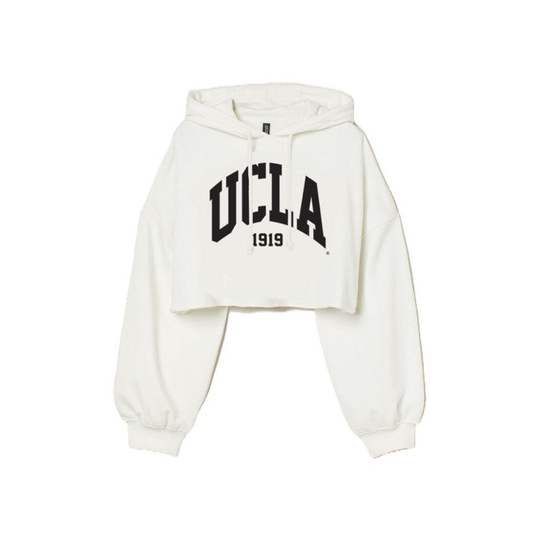 Model Baru Sweater Crop Hoodie UCLA Fleece LD11 P48