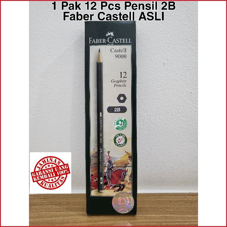 

KODE I82Y PENSIL FABER CASTELL 2B ORIGINAL 12 PCS
