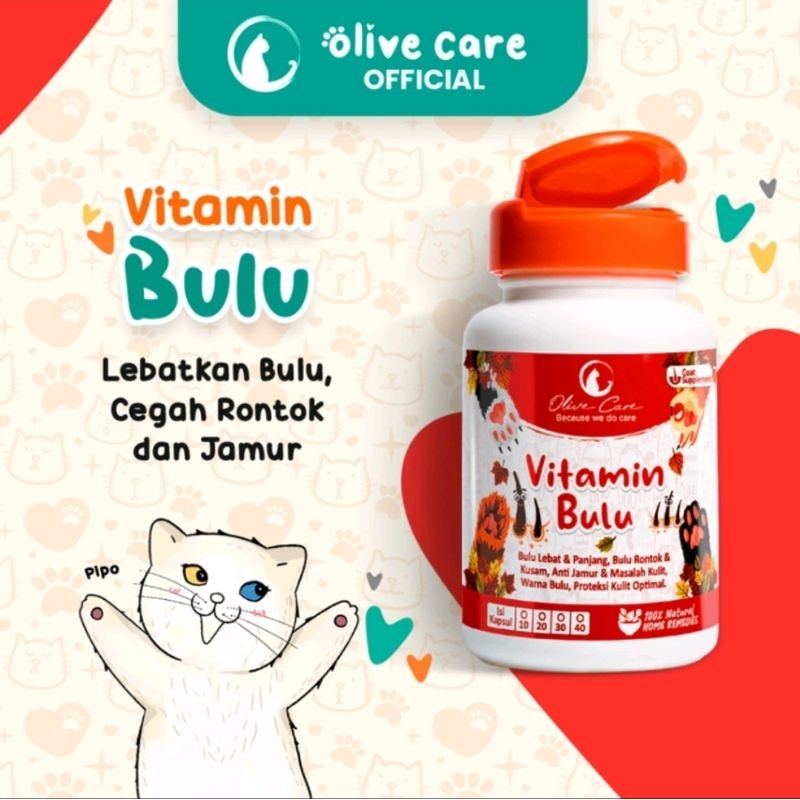 Vitamin Bulu OLIVE CARE Vitamin Pelebat Bulu Cegah Rontok