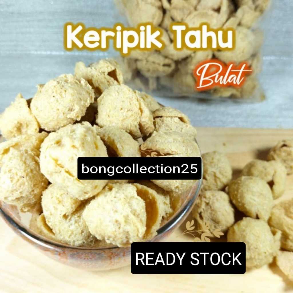 

SNACK KERIPIK TAHU / TAHU BULAT / KULIT TAHU BERKUALITAS - 250 GRAM