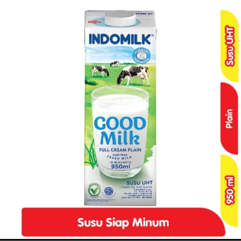 

Susu Indomilk UHT Milk Plain 950ml