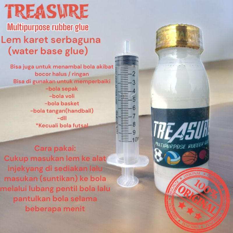 treasure lem tambal bola voli dll brand orginale