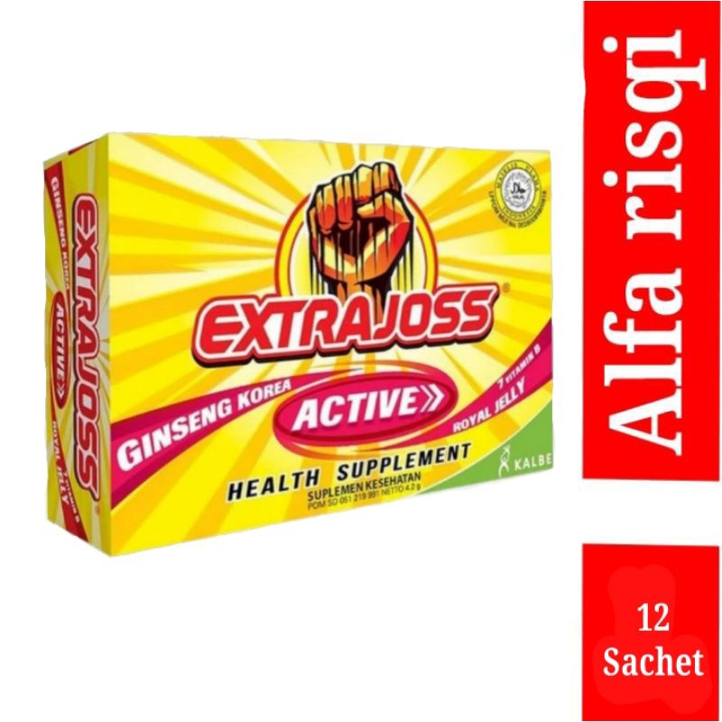 

Extra joss Active B7 1 pack 12 sachet