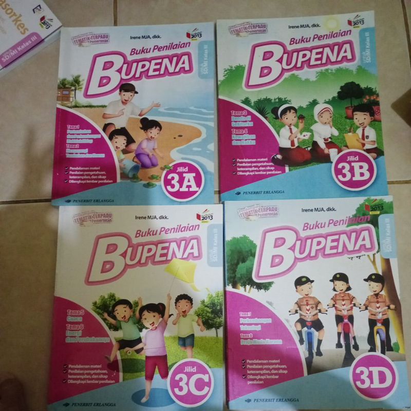 buku bupena 3a-3d