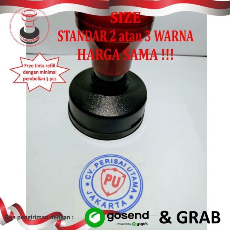 

KODE X99P Stempel FlashOtomatis 2 atau 3 Warna