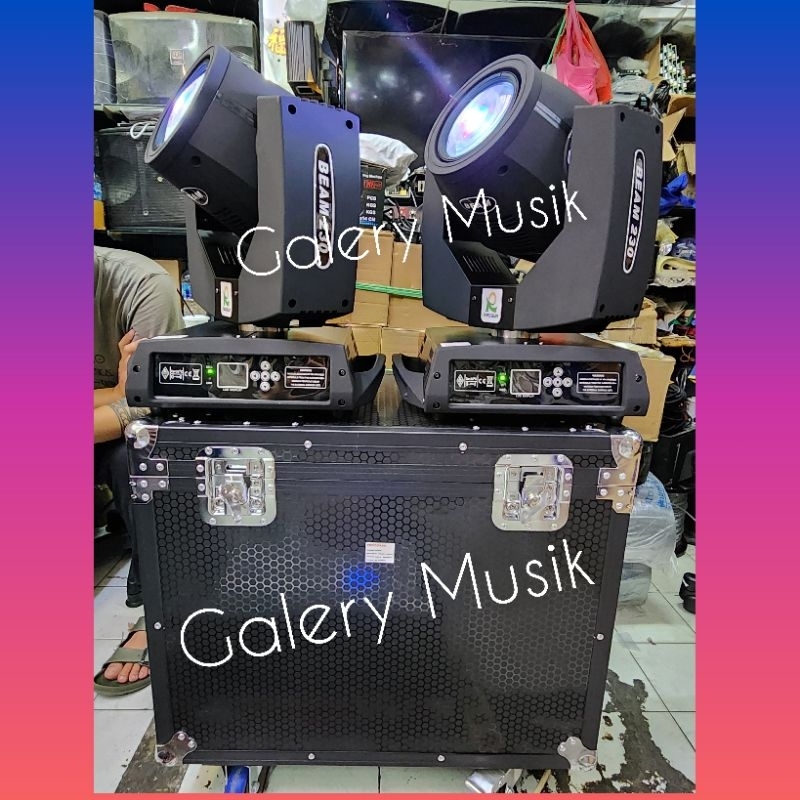 MOVING HEAD BEAM MREK REDSUN 230WATT 7R FULLCOLOR + Mixer DMX Crocodile 512 Redsun ( HARGA 2 UNIT BO