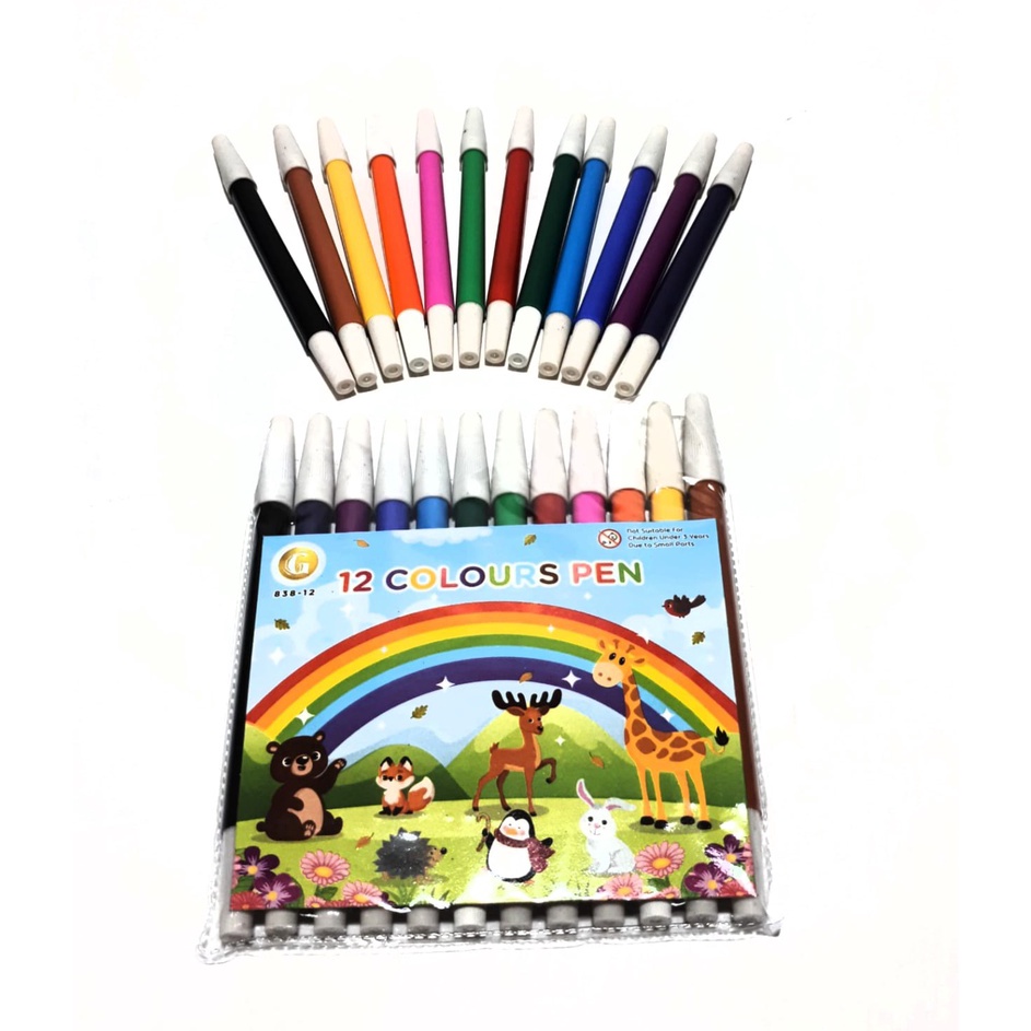 

Jual Harga Grosir 1Dus12packs144pcs Spidol Warna Coloring Marker 83812